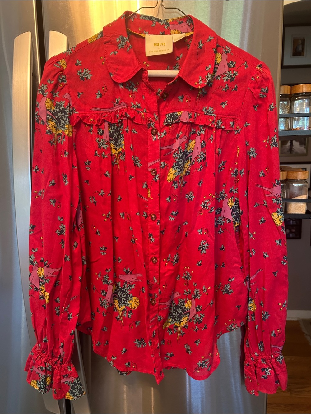Anthropologie/maeve blouse size 2